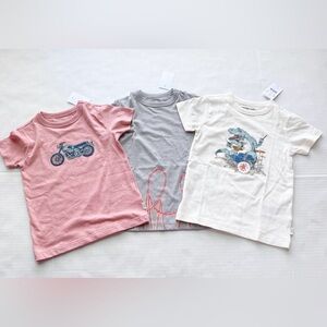 Crewcuts Boy New Bundle of 3 Graphic T-Shirts NWT Size XXS 2-3Y